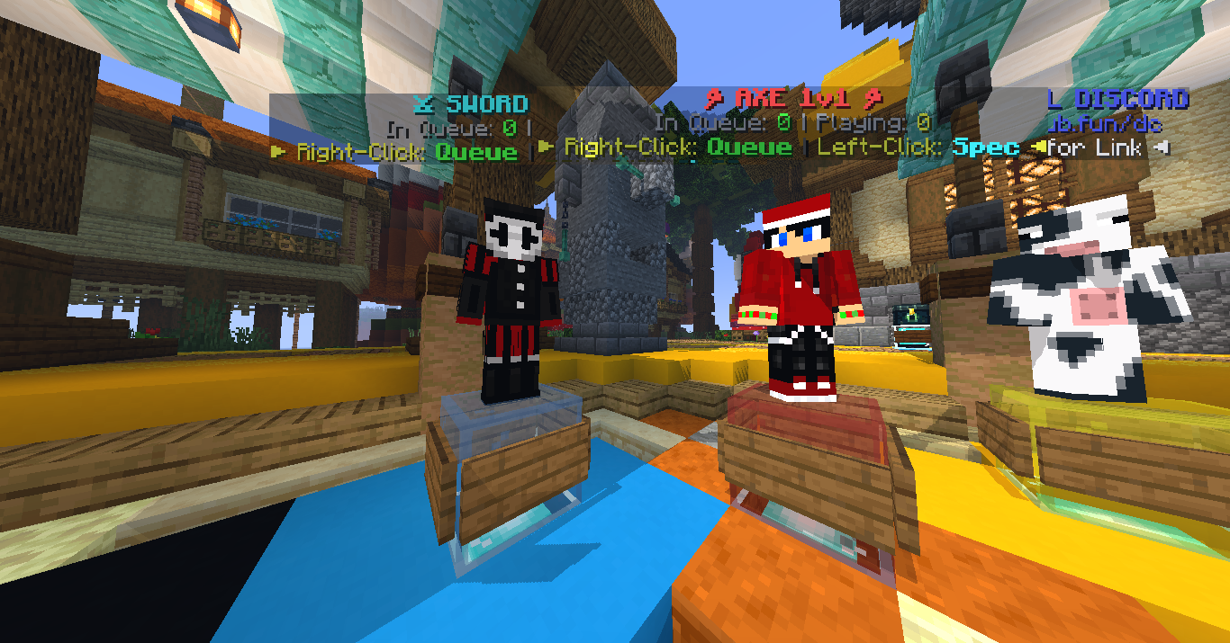 VoxelHub Competitive Queue Pedestals for Nodebuff and Crystal PvP